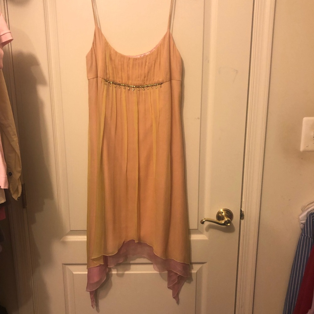 Laundry by Shelli Segal Multi color chiffon dress